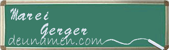 Marei Gerger Visitenkarte